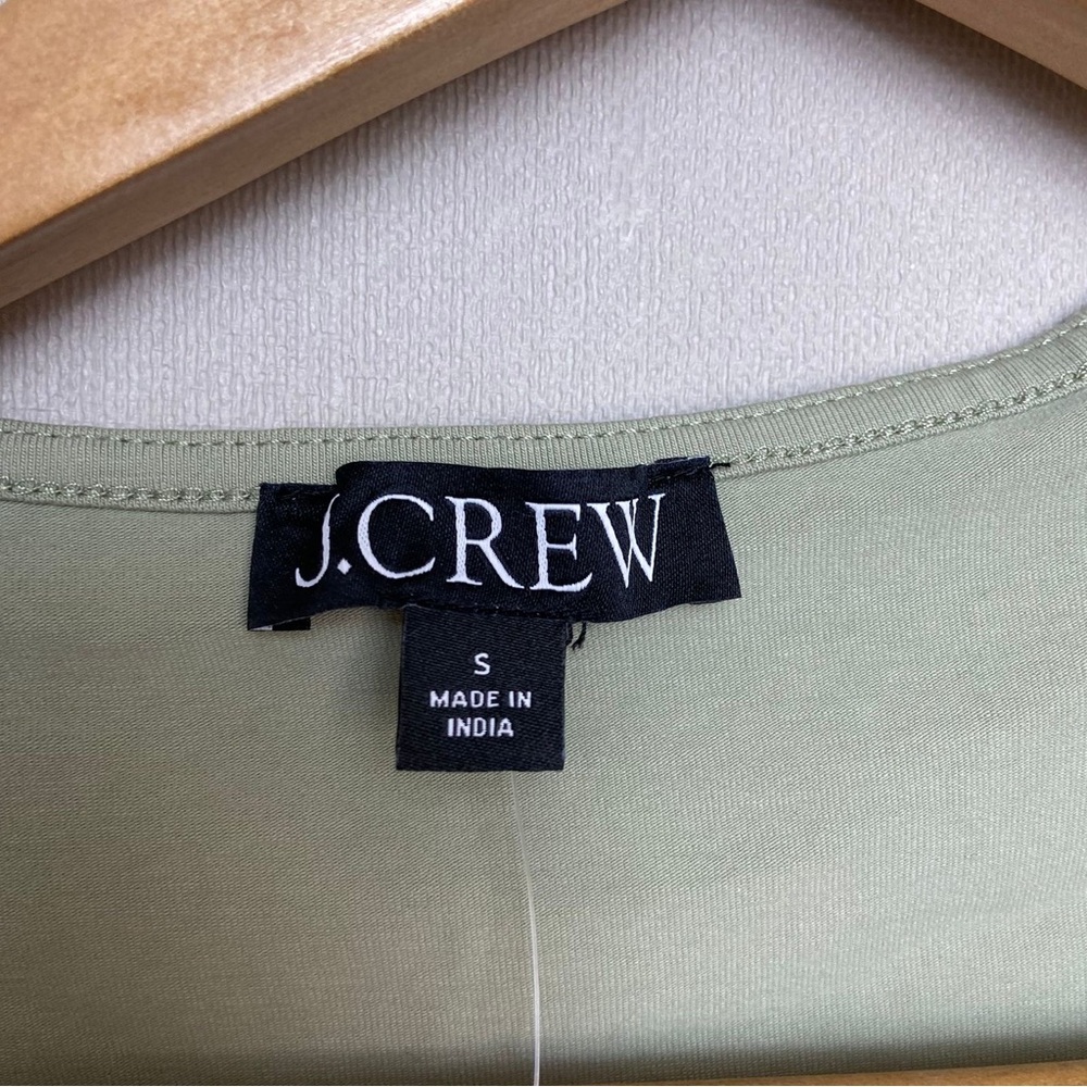 J. Crew Soft Green Cap Sleeve Blouse - Picture 6 of 8